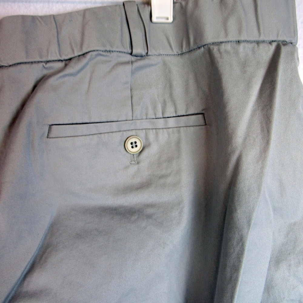Talbots Pants Gray Plus Crop Ankle Chino Women's Size 24W
